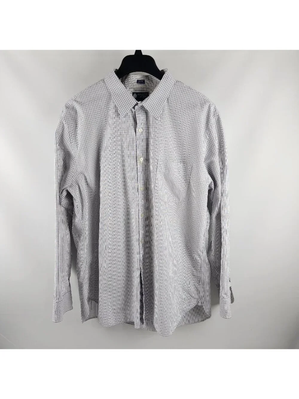 J. Crew Vintage Shirt Mens XXL Multi Haberdashery Grid L/S Button Up 80s 2Ply